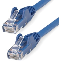 StarTech.com 20ft (6m) CAT6 Ethernet Cable, LSZH (Low Smoke Zero Halogen) 10 GbE Snagless 100W PoE UTP RJ45 Blue Network Patch Cord, ETL - 20ft/6.1m Blue LSZH CAT6 Ethernet Cable