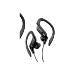 JVC Ear-Clip Headphones for Light Sports With Bass Enhancement, Black