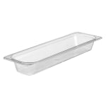 Cambro Camwear GN 1/2 Long 2in Food Pans, Clear, Set Of 6 Pans