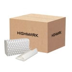 Highmark C-Fold 1-Ply Paper Towels, 100% Recycled, 200 Sheets Per Pack, Pack Of 12 Packs