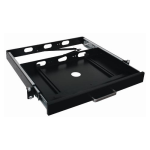 Adesso MRP-1C Universal Rackmount Keyboard Drawer - 1U - 1.8in Height x 13.8in Width x 17.3in Depth