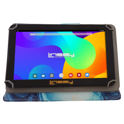 Linsay F10 Tablet, 10.1in Screen, 2GB Memory, 64GB Storage, Android 13,  Ocean Marble Case