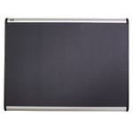 Quartet Prestige Plus Magnetic Fabric Bulletin Board, 48in x 36in, Aluminum Frame With Silver Finish