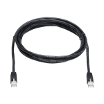 Eaton Tripp Lite Series Cat6a 10G Snagless UTP Ethernet Cable (RJ45 M/M), Black, 10 ft. (3.05 m) - Patch cable (DTE) - RJ-45 (M) to RJ-45 (M) - 10 ft - UTP - CAT 6a - IEEE 802.3af - snagless, stranded - black