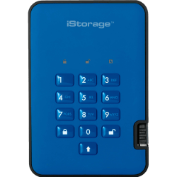 iStorage diskAshur2 HDD 3 TB Secure Portable Password Protected Hard Drive