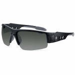 Ergodyne Skullerz Safety Glasses, Dagr, Anti-Fog, Matte Black Frame, Smoke Lens