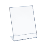 Azar Displays Acrylic L-Shaped Sign Holders, 17in x 11in, Clear, Pack Of 10