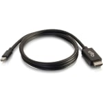 C2G 3ft Mini DisplayPort to HDMI Adapter Cable - Black - TAA - HDMI/Mini DisplayPort for Projector, Monitor, HDTV, Tablet, Notebook - 3 ft - HDMI Digital Audio/Video - Mini DisplayPort Digital Audio/Video - TAA Compliant