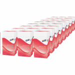 Genuine Joe Jumbo Striped Straws - 7.8in Length - Plastic - 24 / Carton - Red, White