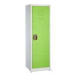 Alpine Kids' 1-Tier Steel Locker, 48inH x 15inW x 15inD, Green