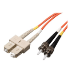 Eaton Tripp Lite Series Duplex Multimode 62.5/125 Fiber Patch Cable (SC/ST), 6M (20 ft.) - Patch cable - SC multi-mode (M) to ST multi-mode (M) - 6 m - fiber optic - duplex - 62.5 / 125 micron - orange