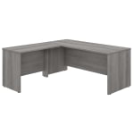 Bush Business Furniture Studio C 72inW L-Shaped Corner Desk With Return, Platinum Gray, Standard Delivery