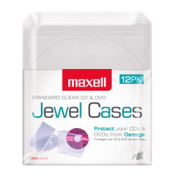 Maxell CD/DVD Jewel Cases CD-360