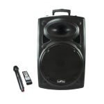 BeFree Sound Bluetooth-Powered Portable PA Party Speaker, Black