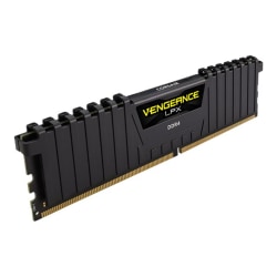 Corsair Vengeance LPX 16GB (2 x 8GB) DDR4 DRAM 3200MHz C16 Memory Kit - Black Kit - 16 GB (2 x 8GB) - DDR4-3200/PC4-25600 DDR4 SDRAM - 3200 MHz - CL16 - 1.20 V - Non-ECC - Unbuffered - 288-pin - DIMM - Lifetime Warranty