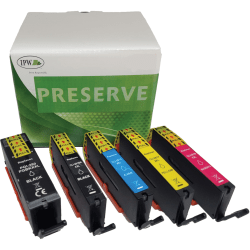 IPW Preserve Remanufactured Extra-High-Yield Black And Photo Black And Cyan, Magenta, Yellow Ink Cartridge Replacement For Canon 280, 281XXL, Pack Of 5