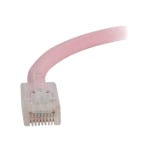 C2G 15ft Cat6 Non-Booted Unshielded (UTP) Ethernet Network Patch Cable - Pink - Patch cable - RJ-45 (M) to RJ-45 (M) - 15 ft - UTP - CAT 6 - pink