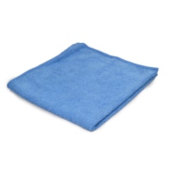 Pro-Clean Basics Microfiber Towels, 12in x 12in, Blue, Pack Of 240 Towels