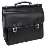 McKlein Halsted Leather Briefcase, Black