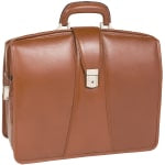 McKlein Harrison Leather Briefcase, Brown