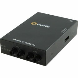 Perle S-100MM-S2ST20 - Media converter - 100Mb LAN - 100Base-FX, 100Base-LX - ST multi-mode / ST single-mode - up to 12.4 miles - 1310 nm