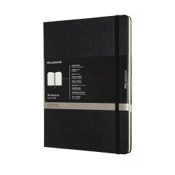 Moleskine PRO Notebook, 7-1/2in x 10in, Ruled, 192 Pages, Black