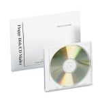 Quality Park Foam Lined Disk/CD Mailers, 6in x 8 1/2in, 100% Recycled, White, Box Of 25