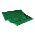 Scotch-Brite Scrubbing Pads, Green, Box Of 20