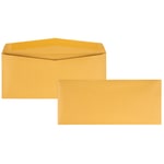 Quality Park #14 Business Envelopes, Gummed Seal, Brown Kraft, Box Of 500