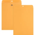 Nature Saver Clasp Envelopes, #90, Kraft, Box Of 100, Yellow