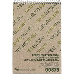 Nature Saver 100% Recycled Canary Legal Ruled Pads - 50 Sheets - 0.34in Ruled - 15 lb Basis Weight - 8 1/2in x 11 3/4in - Canary Paper - Perforated, Stiff-back, Back Board, Easy Tear - Recycled