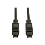 Eaton Tripp Lite Series FireWire 800 IEEE 1394b Hi-speed Cable (9pin/9pin M/M) 10 ft. (3.05 m) - IEEE 1394 cable - FireWire 800 (M) to FireWire 800 (M) - 10 ft - molded - black