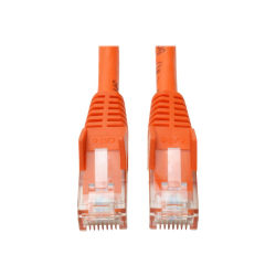 Eaton Tripp Lite Series Cat6 Gigabit Snagless Molded (UTP) Ethernet Cable (RJ45 M/M), PoE, Orange, 3 ft. (0.91 m) - Patch cable - RJ-45 (M) to RJ-45 (M) - 3 ft - UTP - CAT 6 - molded, snagless, stranded - orange