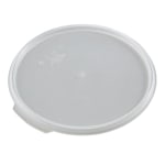 Cambro Seal Covers For 6-8 Qt Camwear Round Food Containers, Translucent, Pack Of 12 Covers