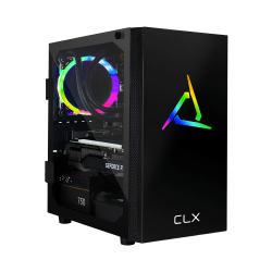 CLX SET TGMSETRTM0B07BM Liquid-Cooled Gaming Desktop PC, AMD Ryzen 7, 32GB Memory, 3TB Hard Drive/480GB Solid State Drive, Windows 10 Home