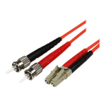 StarTech.com 10m Fiber Optic Cable - Multimode Duplex 50/125 - LSZH - LC/ST - OM2 - LC to ST Fiber Patch Cable