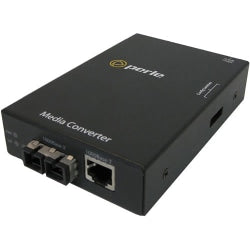 Perle S-1000-M2SC05 - Fiber media converter - GigE - 1000Base-SX, 1000Base-T - RJ-45 / SC multi-mode - up to 1800 ft - 850 nm