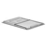 Cambro Camwear Food Box Sliding Lids, 18in x 26in, Clear, Set Of 6 Lids