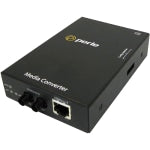 Perle S-100-M2ST2 Fast Ethernet Stand-Alone Media Converter - 1 x Network (RJ-45) - 1 x ST Ports - 10/100Base-TX, 100Base-FX - 1.24 Mile - External, Rail-mountable, Rack-mountable, Wall Mountable