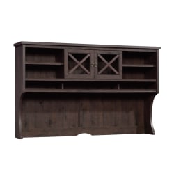 Sauder Heritage Hill 59inW Credenza Hutch, Classic Cherry