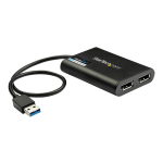 StarTech.com USB To Dual DisplayPort Adapter