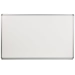 Flash Furniture Magnetic Dry-Erase Whiteboard, 36in x 60in, Aluminum Frame With Silver Finish