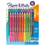 Paper Mate InkJoy Gel Pens, Medium Point, 0.7 mm, Assorted Colors, Pack Of 20