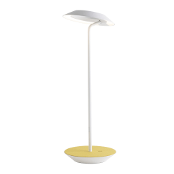 Koncept Royyo LED Desk Lamp, 17-7/16inH, Matte White/Honeydew Felt Base Plate