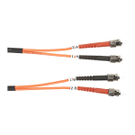 Black Box Value Line - Patch cable - ST multi-mode (M) to ST multi-mode (M) - 5 m - fiber optic - 62.5 / 125 micron