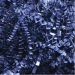 Partners Brand Navy Blue Crinkle PaPer, 10 lbs Per Case