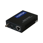 AddOn 1Gbs 1 RJ-45 to 1 ST Media Converter - Fiber media converter - GigE - 10Base-T, 1000Base-TX, 100Base-TX, 1000Base-BX-D - RJ-45 / ST single-mode - up to 37.3 miles - 1550 (TX) / 1490 (RX) nm