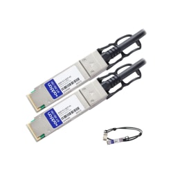 AddOn IBM 00D5810 Compatible TAA Compliant 40GBase-CU QSFP+ to QSFP+ Direct Attach Cable (Passive Twinax, 5m) - 100% compatible and guaranteed to work