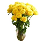 Rose Farmers Yellow Bright Long Stem Roses, Yellow, Box Of 48 Roses