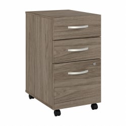 Lorell SOHO 18inD Vertical 2-Drawer Mobile File Cabinet, Teal